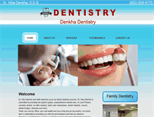Tablet Screenshot of denkhadentistry.com